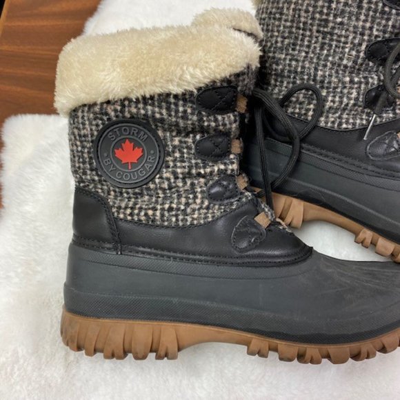 Women's Storm by Cougar Waterproof Lace-Up Boots - Cabin, size 9 - Picture 7 of 14
